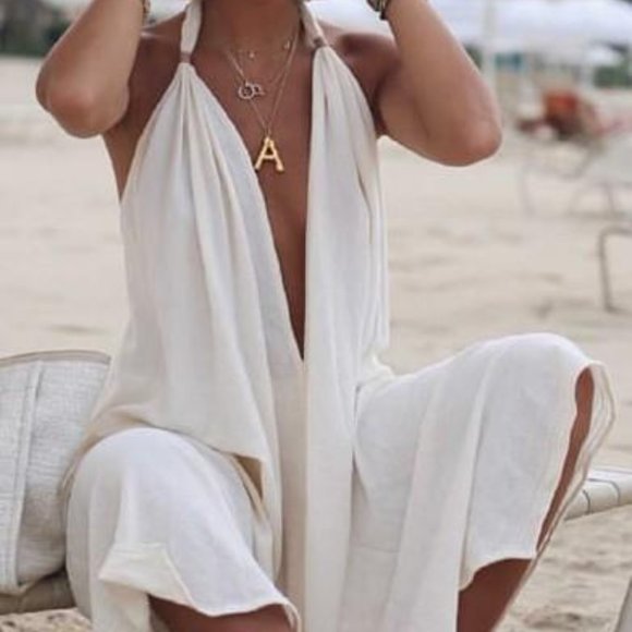 SEXY HALTER MAXI DRESS - Picture 2 of 8